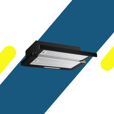 شفاط مطبخ بيورتي بلت إن 90 سم أسود – Hidden Plus BL – قوة 1000 م³/ساعة