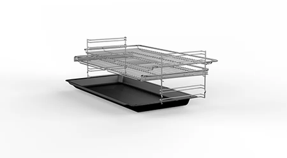 بوتاجاز غاز بوش 90 سم استانلس ستيل مع فرن 125 لتر - موديل - HIZ5G7W51S