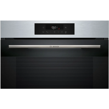 فرن بوش (Bosch سيريس 6 بلت إن كهرباء 60 × 60 سم ستانلس ستيل – خاصية القلي الهوائي وسعة 76 لتر – موديل HJG852YS0
