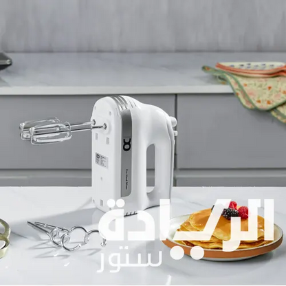 مضرب بيض أي دو - 500 وات - 5 سرعات - أبيض - موديل HM500-WH