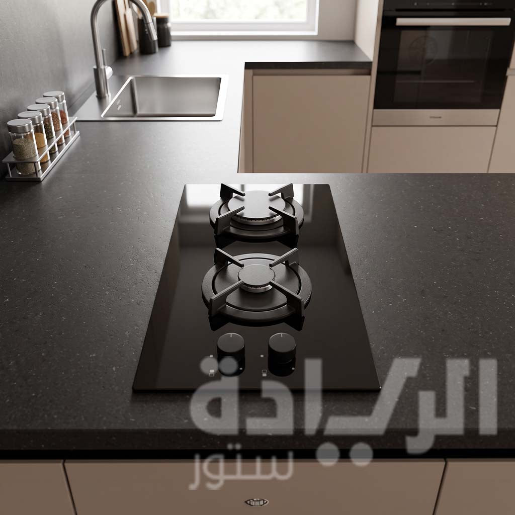 Purity 30 cm Black Built-in Gas Hob (HPT304 BL) 2 Burners