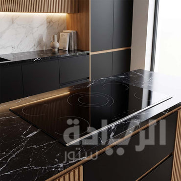 بوتجاز بلت إن كهرباء سيراميك 5 عيون مقاس 90 سم من بيورتي (Purity) - موديل - HPREE-V9050