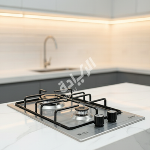 مسطح غاز بلت إن 30 سم من بيورتي – 2 شعلة – ستانلس ستيل – مفاتيح أمامية – موديل – HPT302S