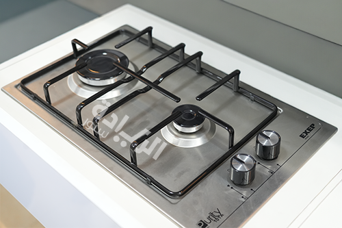 مسطح غاز بلت إن 30 سم من بيورتي – 2 شعلة – ستانلس ستيل – مفاتيح أمامية – موديل – HPT302S