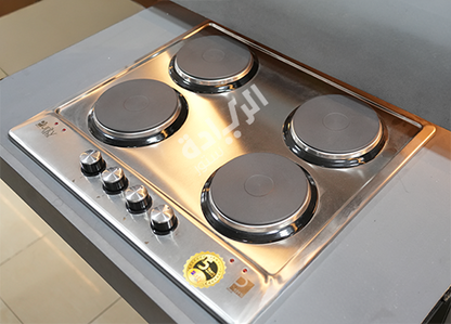 مسطح كهرباء بلت إن بيورتي – 60 سم – 4 بلاطات – ستانلس ستيل - موديل - HPT601S