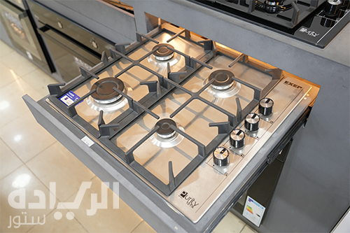مسطح غاز بلت إن 60 سم من بيورتي – 4 شعلات – ستانلس ستيل – مفاتيح جانبية – موديل – HPT602S