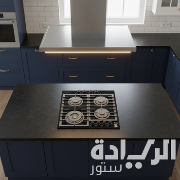 مسطح غاز بلت إن 60 سم من بيورتي – 4 شعلات – كريستال أسود – إشعال إلكتروني – موديل – HPT603G