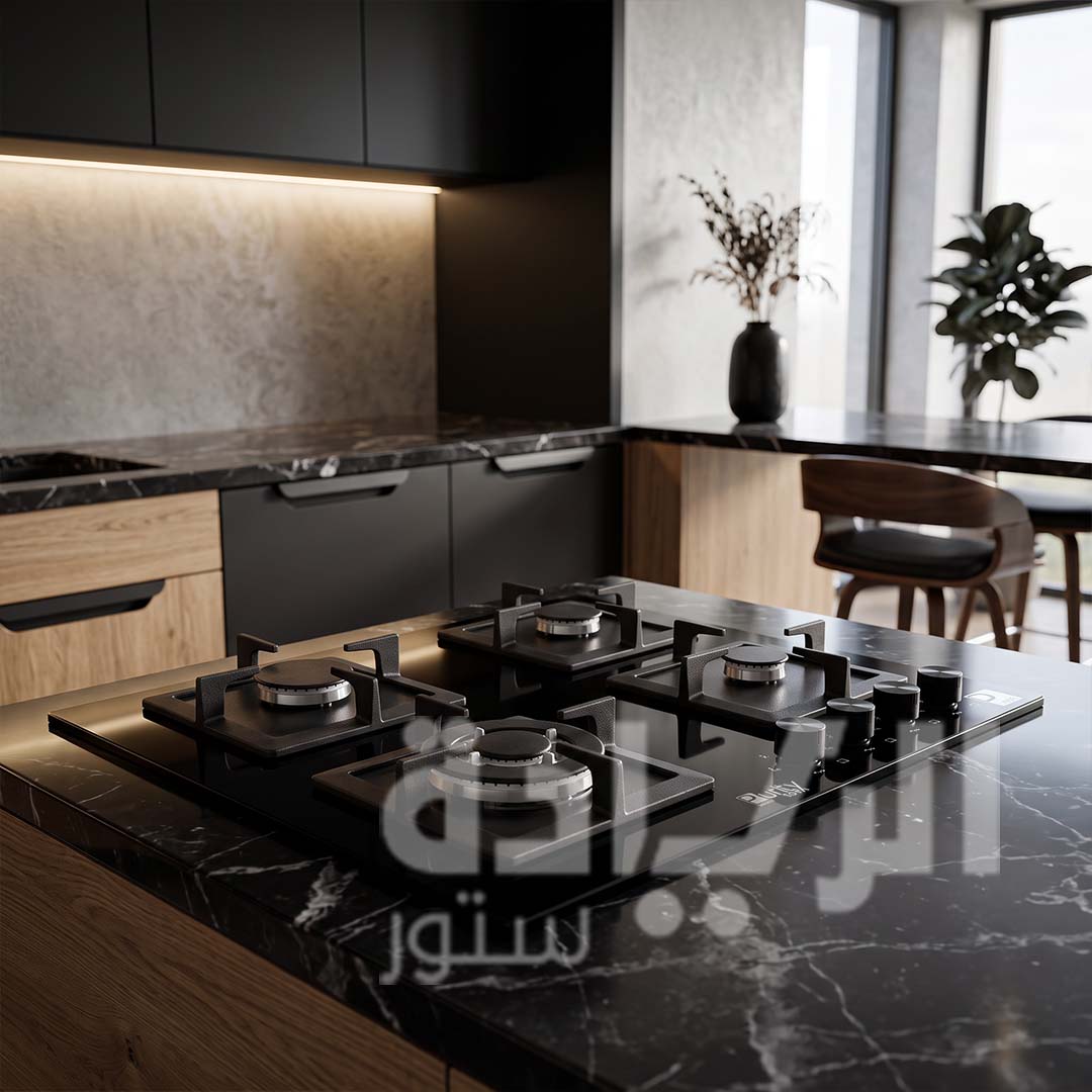 Built-in gas hob, Purity, 60 cm, 4 burners, auto-ignition, cast iron pan supports – Model – HPT606G