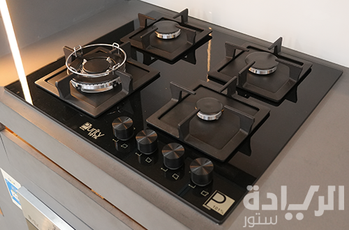 مسطح بلت إن غاز بيورتي 60 سم، 4 شعلات، إشعال ذاتي، حوامل زهر – موديل – HPT606G