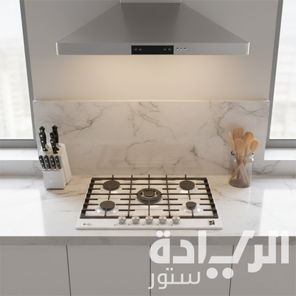 بوتاجاز بلت إن غاز بيورتي 70 سم ستانلس ستيل – 5 شعلات SABAF – إشعال أوتوماتيك – HPT713S