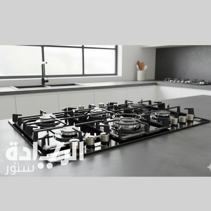 بوتاجاز بلت إن غاز 90 سم من بيورتي – 6 شعلات – إشعال ذاتي – نظام أمان – HPT902G