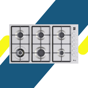 مسطح غاز بلت إن 90 سم من بيورتي – 6 شعلات – ستانلس ستيل – إشعال إلكتروني – موديل – HPT903S