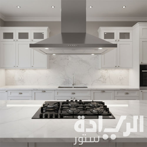 بوتاجاز بلت إن غاز بيورتي 90 سم زجاج أسود – 5 شعلات SABAF – إشعال أوتوماتيك – HPT912G