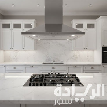 بوتاجاز بلت إن غاز بيورتي 90 سم زجاج أسود – 5 شعلات SABAF – إشعال أوتوماتيك – HPT912G