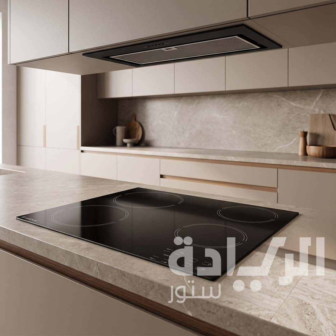 مسطح كهرباء بلت إن اريستون (Ariston) إيطالي 60 سم زجاج سيراميك أسود – موديل HR 611 C A