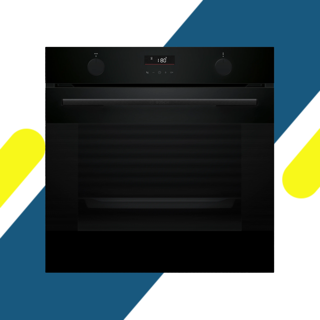 فرن بلت إن بوش (Bosch) Series 4 كهرباء بالبخار مقاس 60×60 سم أسود سعة 76 لتر – موديل HUA736EA0T