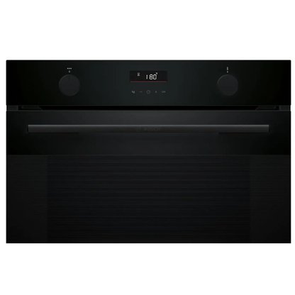 فرن بلت إن بوش (Bosch) Series 4 كهرباء بالبخار مقاس 60×60 سم أسود سعة 76 لتر – موديل HUA736EA0T