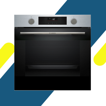 فرن بلت إن بوش (Bosch) Series 4 كهرباء بالبخار مقاس 60×60 سم ستانلس ستيل سعة 76 لتر– موديل HUA736ER0