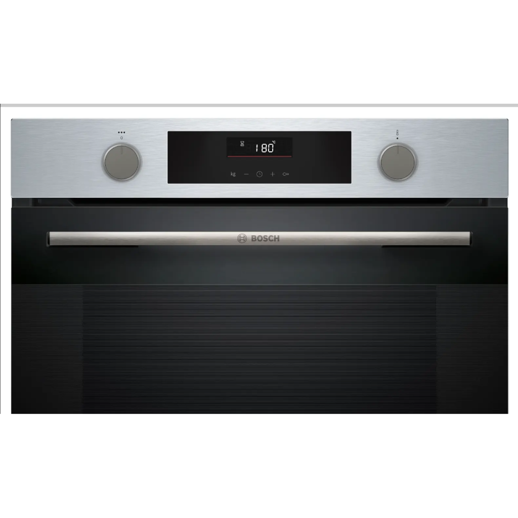 فرن بلت إن بوش (Bosch) Series 4 كهرباء بالبخار مقاس 60×60 سم ستانلس ستيل سعة 76 لتر– موديل HUA736ER0