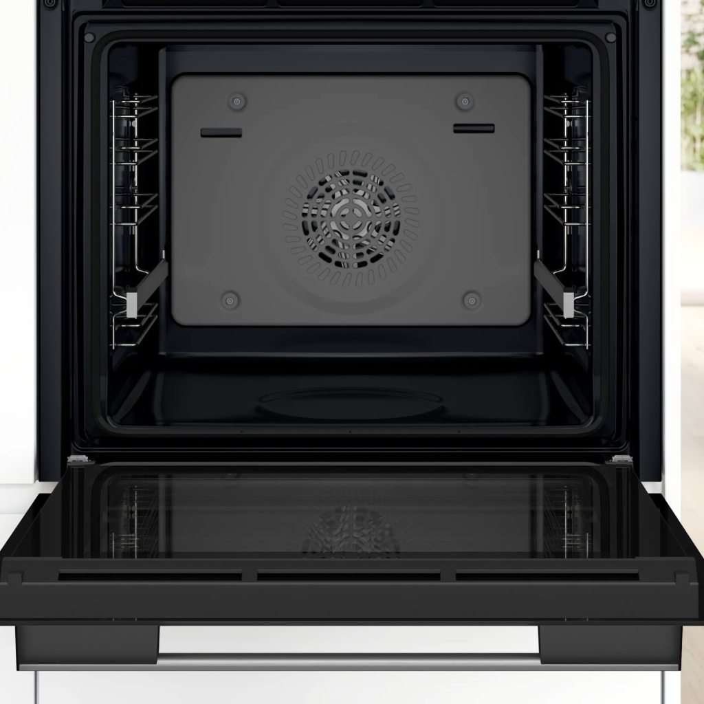 فرن بلت إن بوش (Bosch) Series 4 كهرباء بالبخار مقاس 60×60 سم ستانلس ستيل سعة 76 لتر– موديل HUA736ER0