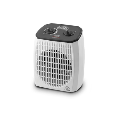 دفاية بلاك أند ديكر كهرباء – 2000 وات بمروحة – لون أبيض وأسود – موديل – HX310