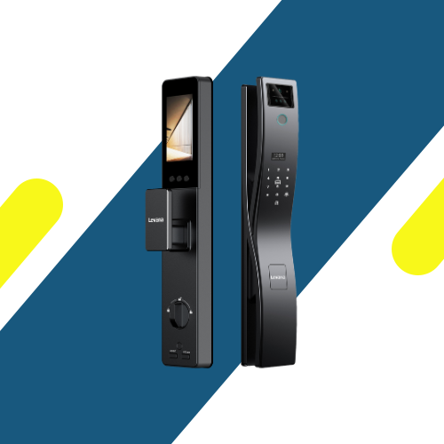 قفل باب ذكي ليڤانا (Levana) I19 Ai Face Version – بصمة الوجه وعروق اليد وكاميرا إنتركم – أسود
