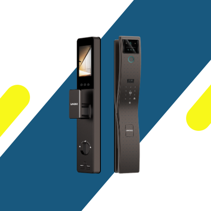 قفل باب ذكي ليڤانا I19 Ai Face Version – بصمة الوجه وعروق اليد وكاميرا فيديو – ذهبي ملكي