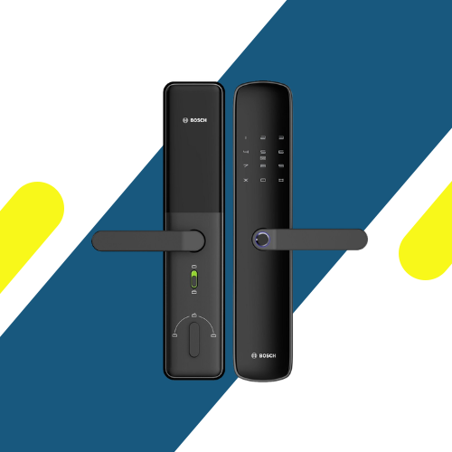 قفل باب ذكي بوش – Bosch ID60C Gray – واي فاي ومعيار مقاومة الماء IP65