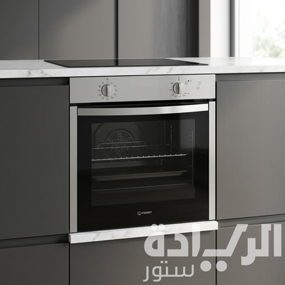 فرن غاز بلت إن إنديسيت بشواية كهرباء – 60 سم – 71 لتر (INDESIT) – IGW 324 IX