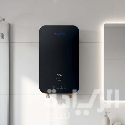 سخان مياه فوري إنستا 12 كيلو وات – Insta IH-12 Smart – Black – تحكم ذكي وتدفق قوي