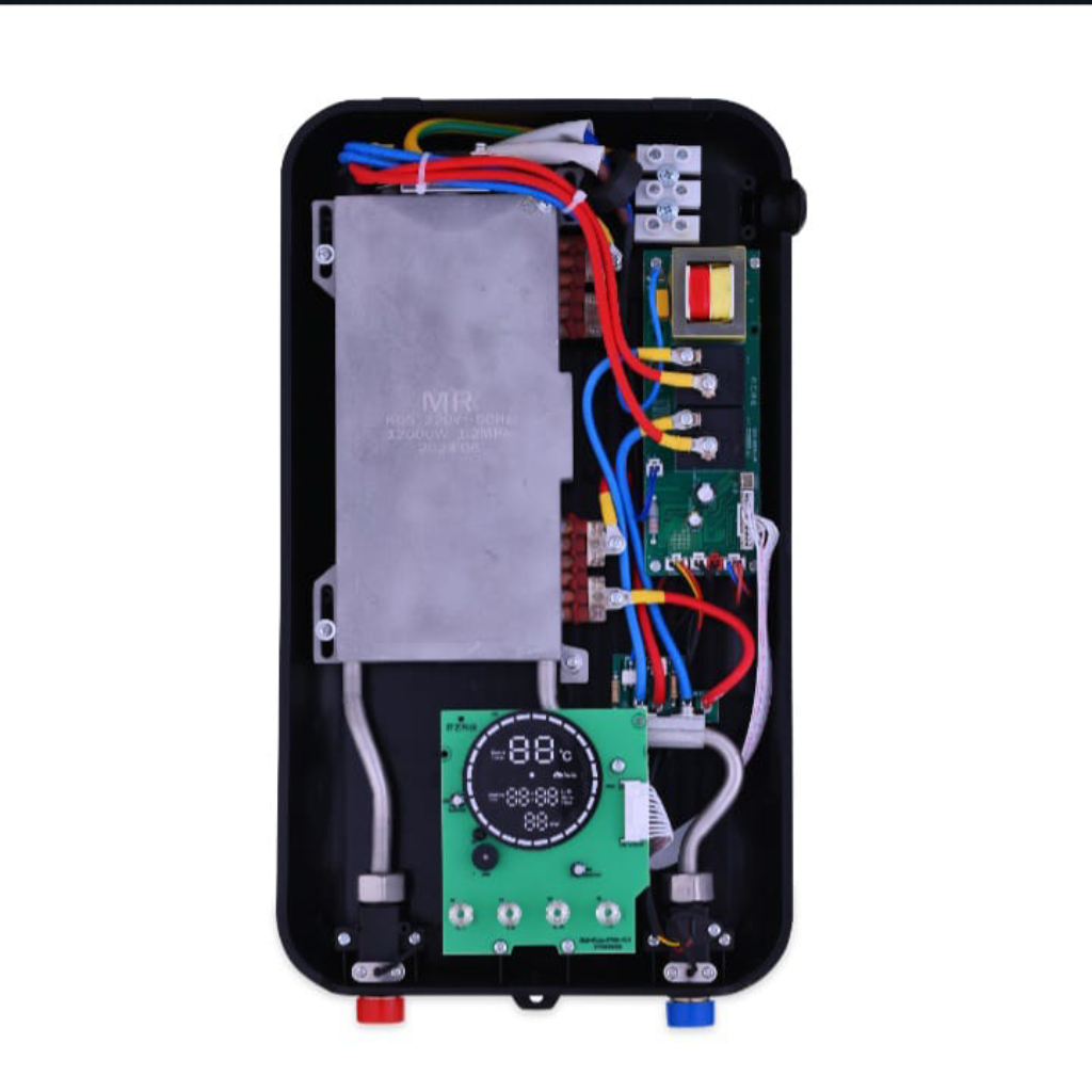 Insta 12kW Instant Water Heater – Insta IH-12 Smart – Black – Smart Control and Powerful Flow