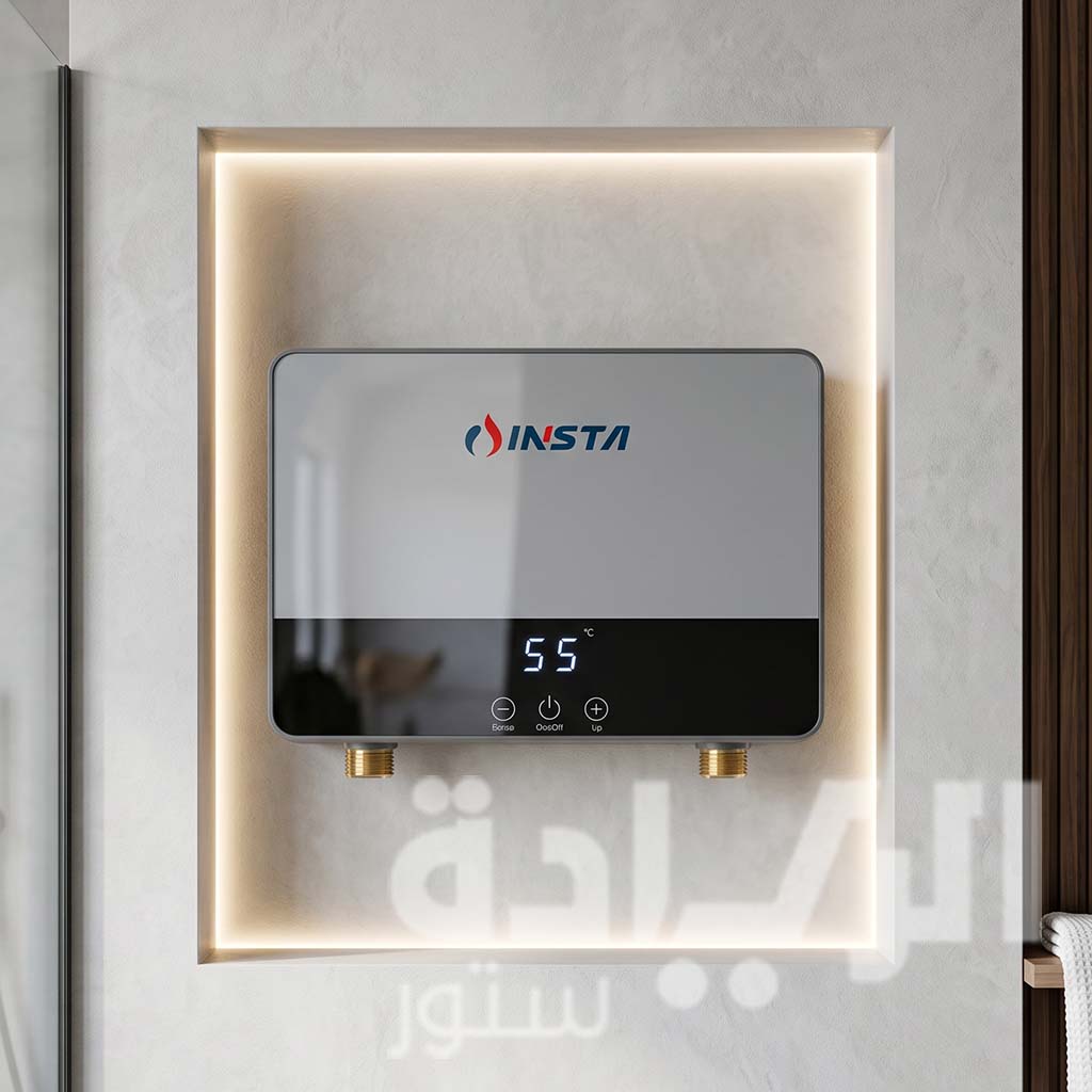 سخان مياه فوري إنستا 6 كيلو وات (INSTA) – Insta IH-6 Smart–Grey – قوة مدمجة للاستخدام اليومي