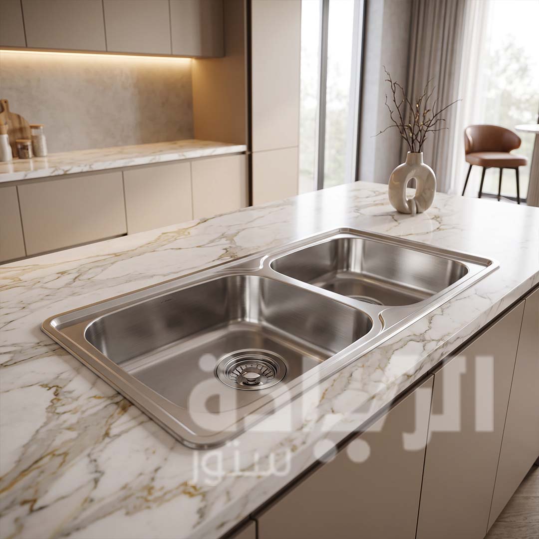 Korean Purity Sink - Stainless Steel 304 - 100 x 48 cm - Soundproof and Rust-resistant Model - ISD 1000