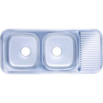 حوض مطبخ ماركة هانز الكوري مقاس 48*110 موديل ISD 1100