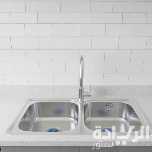 حوض مطبخ استانليس ماركة بيورتي الكوري مقاس - 87*48 سم - موديل - ISD870F