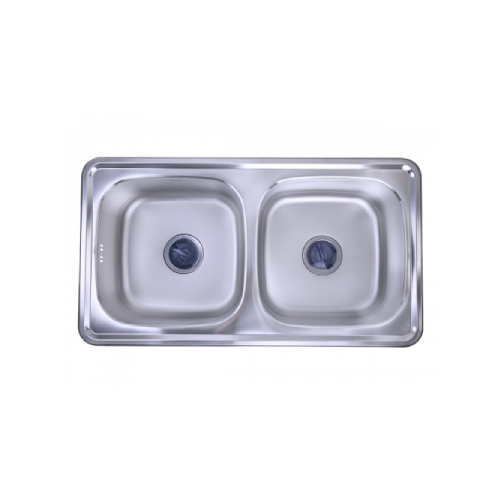 حوض مطبخ استانليس ماركة بيورتي الكوري مقاس - 87*48 سم - موديل - ISD870F