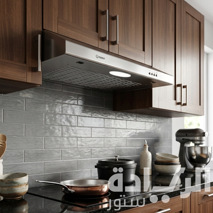 شفاط مسطح إنديسيت 60 سم بقوة شفط 140 م3/ساعة (Ariston) – ISLT 65 LS X – ستانلس ستيل