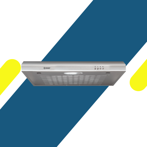 شفاط مسطح إنديسيت 60 سم بقوة شفط 140 م3/ساعة (Ariston) – ISLT 65 LS X – ستانلس ستيل