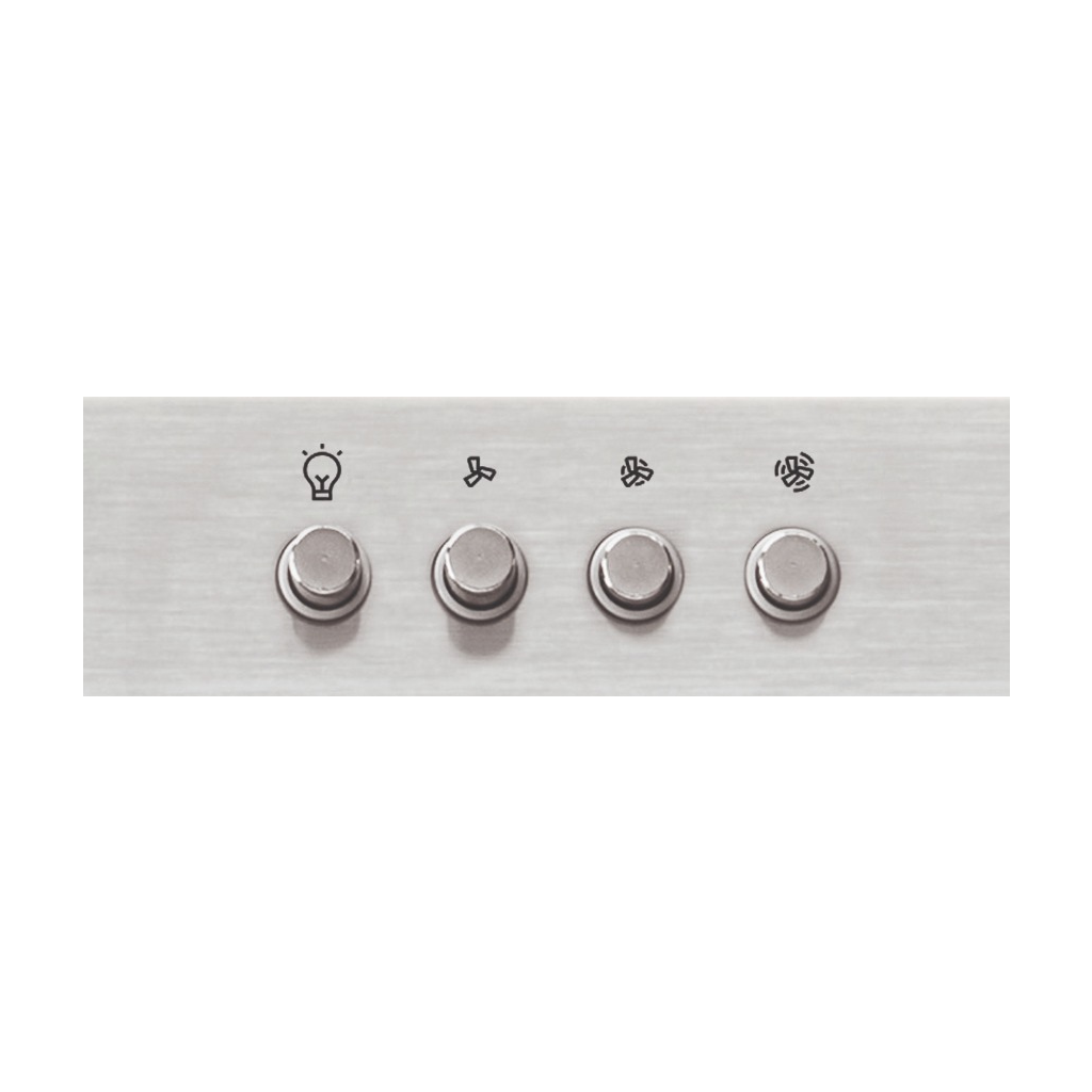 شفاط مسطح إنديسيت 60 سم بقوة شفط 140 م3/ساعة (Ariston) – ISLT 65 LS X – ستانلس ستيل