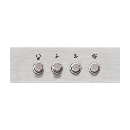 شفاط مسطح إنديسيت 60 سم بقوة شفط 140 م3/ساعة (Ariston) – ISLT 65 LS X – ستانلس ستيل