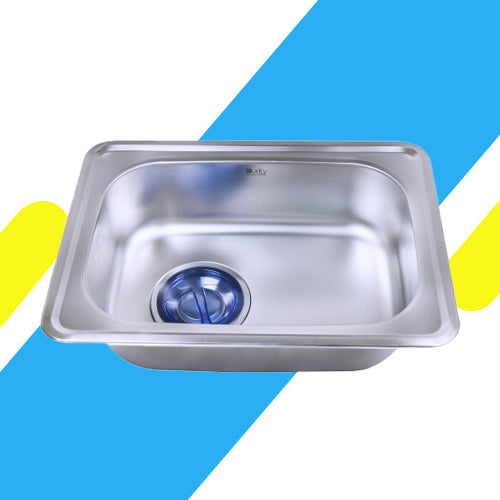 حوض مطبخ بيورتي - ستانلس ستيل 63×46 سم موديل - ISS 630
