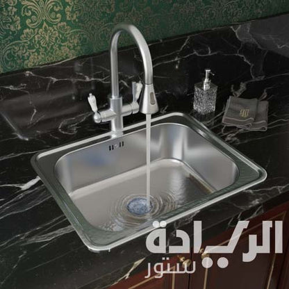 حوض مطبخ بيورتي كوري ستانلس ستيل 304 مقاس 48×43 سم – موديل - ISS480