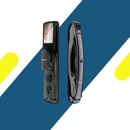 (Levana) قفل باب ذكي ليڤانا K12 Ai Cat Eye – كاميرا فيديو إنتركم وشاشة IPS مقاس 4.5 بوصة