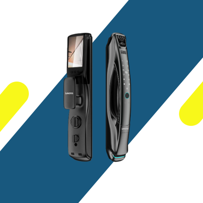 (Levana) قفل باب ذكي ليڤانا K12 Ai Cat Eye – كاميرا فيديو إنتركم وشاشة IPS مقاس 4.5 بوصة