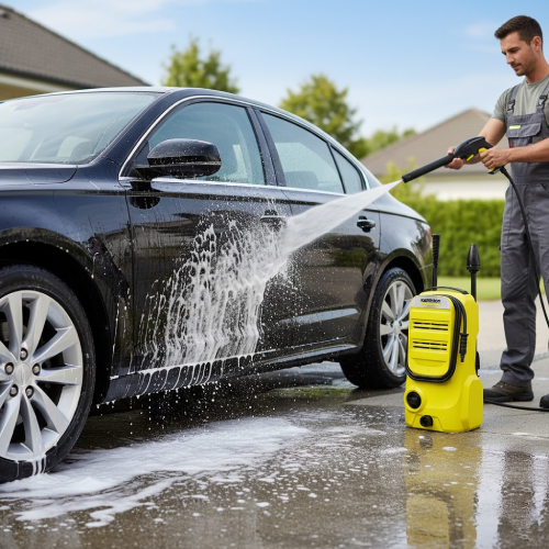 ماكينة غسيل ضغط عالي كارشر K 2 Compact – 110 بار – لغسيل السيارات