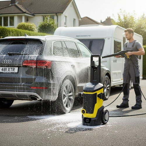 ماكينة غسيل ضغط عالي كارشر K 7 WCM – بقوة 180 بار – موتور تبريد مياه