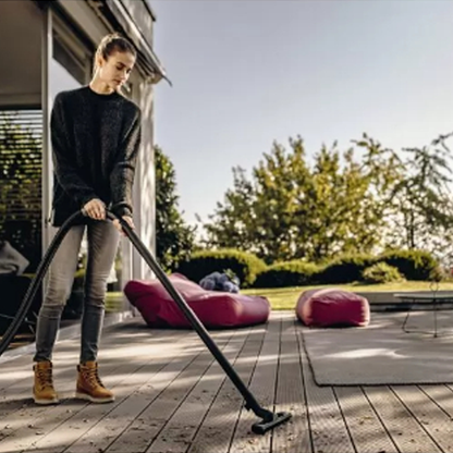 مكنسة كارشر WD 4 رطبة وجافة – 1000 وات – سعة 20 لتر – فلتر مسطح