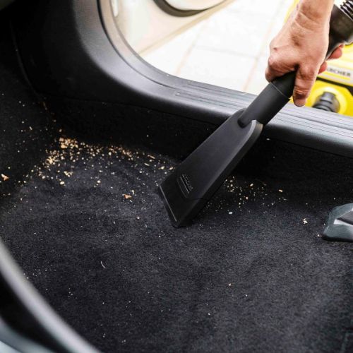 مكنسة كارشر WD 5 رطبة وجافة – 1100 وات – سعة 25 لتر – تنظيف فلتر ذاتي