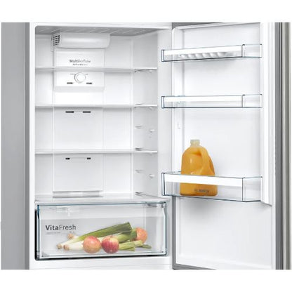 ثلاجة بوش 365 لتر – فريزر نو فروست – سيريس 4 – موديل - KDN43VL2E8