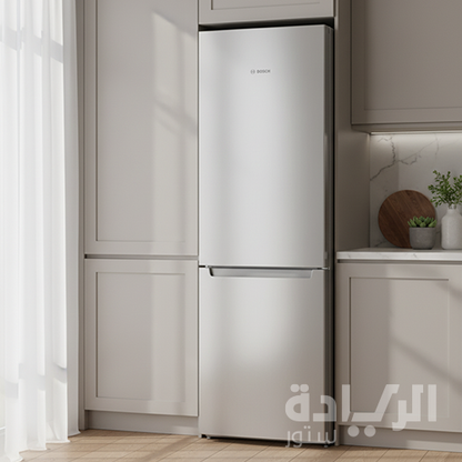 ثلاجة بوش فري ستاندينج 329 لتر – ستانلس ستيل – موديل - KGN36NL30U